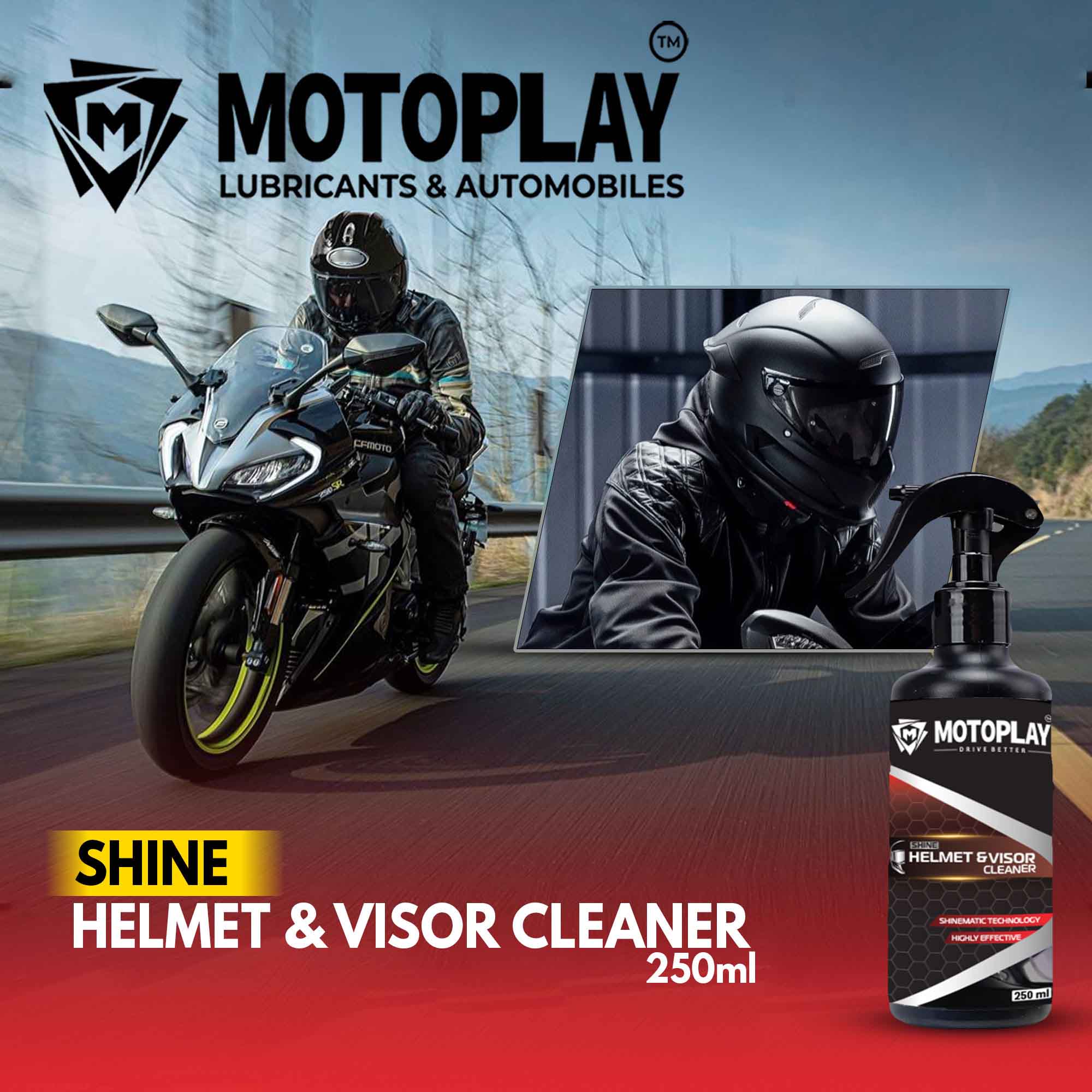 MOTOPLAY Shine Helmet & Visor Cleaner Image